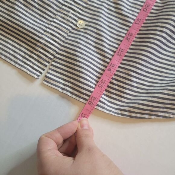 J Crew Women Striped Button Down Shirt Size Small - Picture 4 of 6